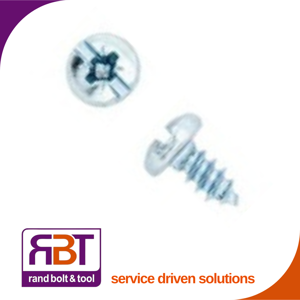 Self Tapper #6 x 38 Pan Pozi A2 Stainless Steel DIN 7981