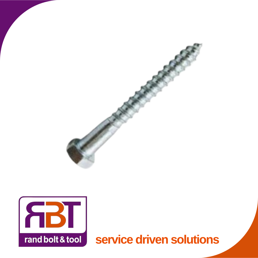 Coach Screw 6 x 60 A4 Stainless Steel DIN 571