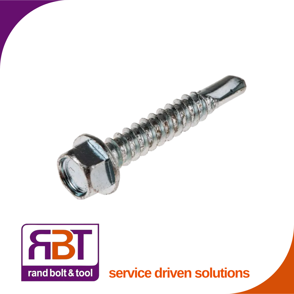 Tek Screw 12 x 65 A2 Stainless Steel DIN 7504