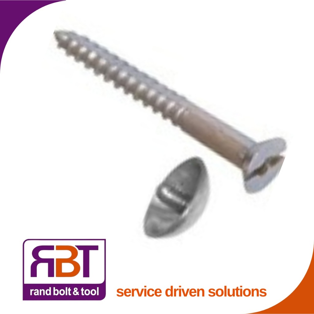 [343S825] Mirror Screw 8 x 25