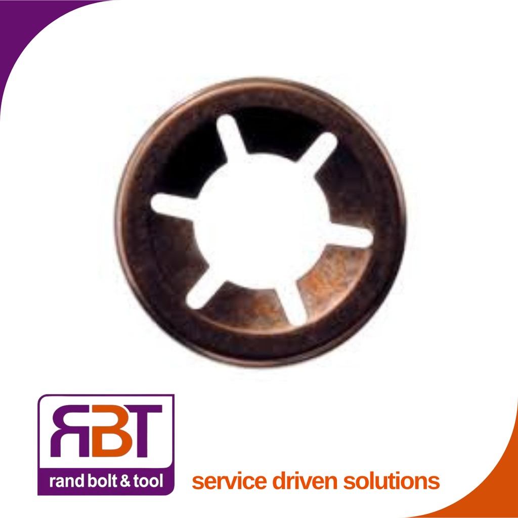 [355O615] Push On Fix 6x15 Open Black Phosphate Steel