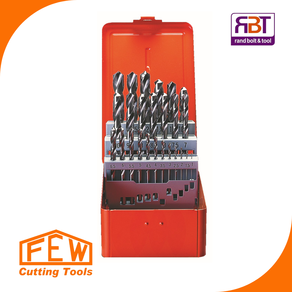 [2779111] Drill Bit Set 1-13mm Jobber 25pc BF HSS FEW