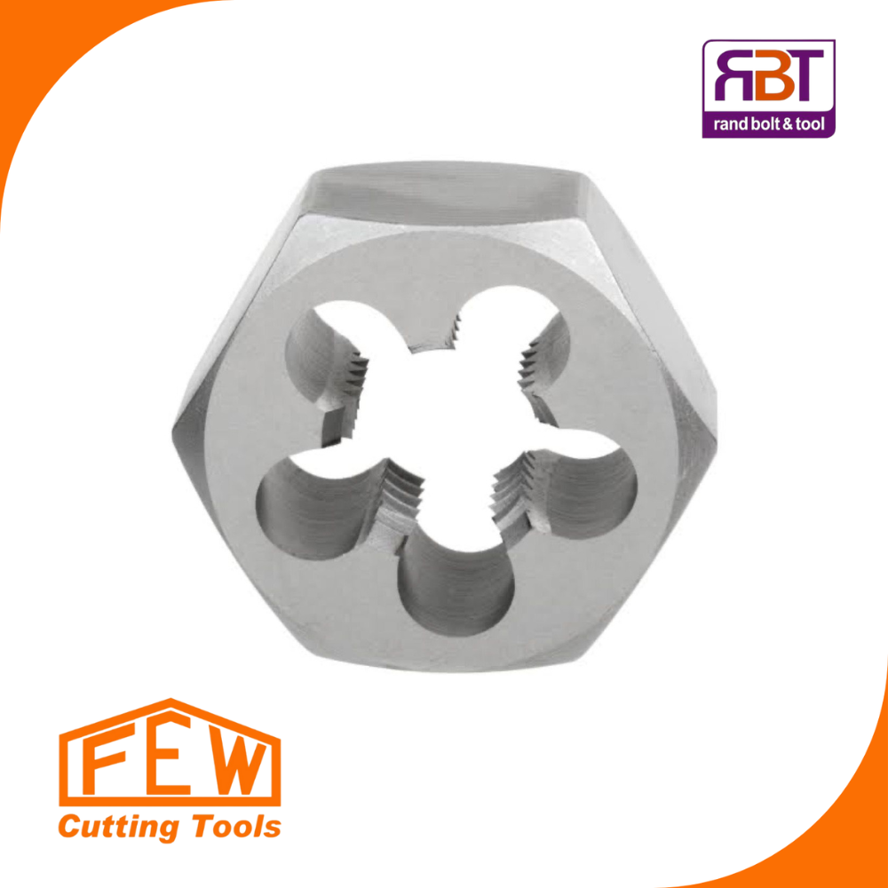 [2018400] Metric Die Nut M30 x 3.5 Hex HSS FEW