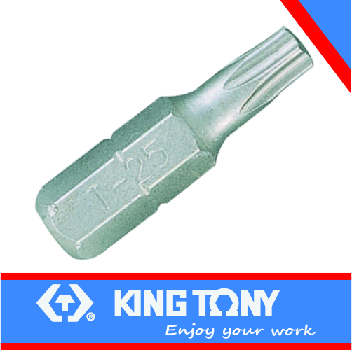 Torx Bit T20 x 25mm x 1/4dr Hex Shank King Tony