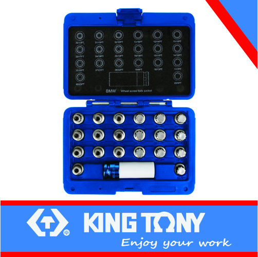 Wheel Lock Sockets Set BMW King Tony