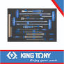 [9-90413TQV] Hex Key & File Set Eva Foam 13pc King Tony