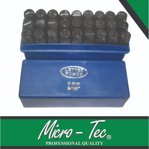 [M006012] Letter Punch Set 8mm A-Z Micro-Tec