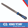 File Half Round 2nd Cut 250mm Handle King Tony