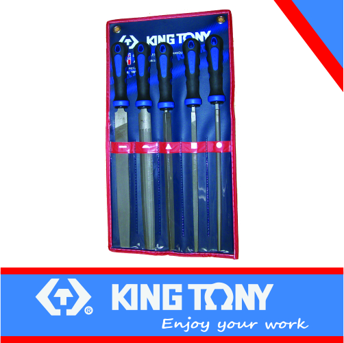 File Round 2nd Cut 250mm Handle King Tony