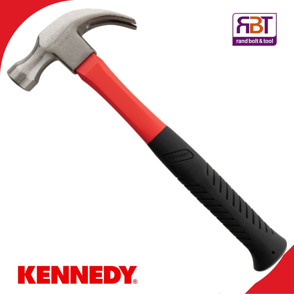 [KEN5254460K] Hammer Claw 450gr Fiberglass Handle Kennedy