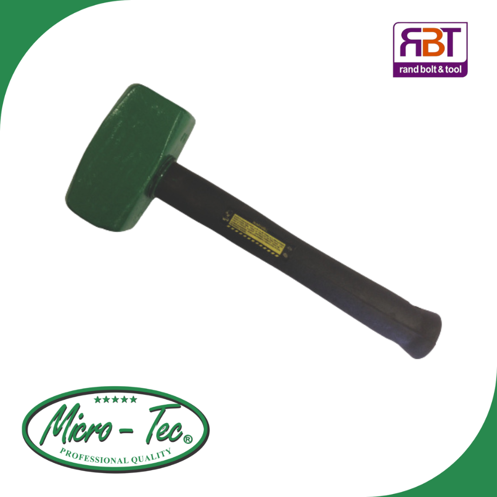 [SBR8004] Hammer Club 4lb Rubber Handle Micro-Tec