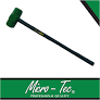 [SBR8014] Hammer Sledge Steel Head 6.3kg Rubber Grip Handle Micro-Tec
