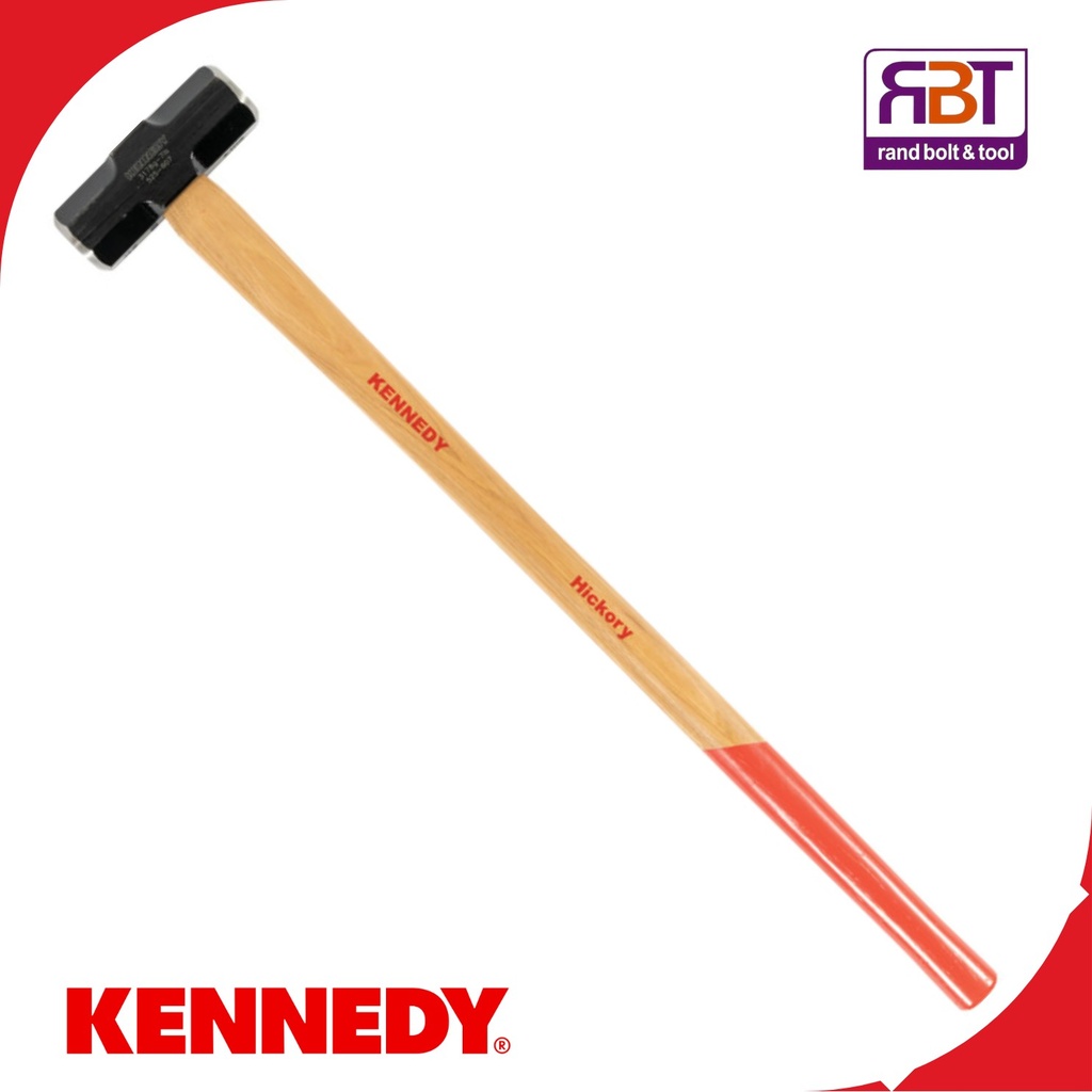[KEN5256140K] Hammer Sledge Steel Head 6.3kg Wooden Handle Kennedy