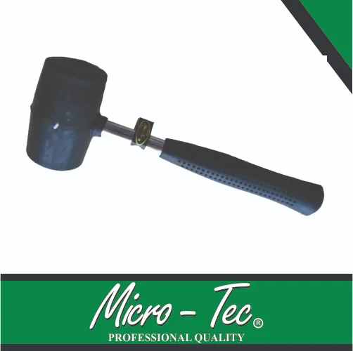 Mallet Rubber 450g Black Steel Shaft Micro-Tec