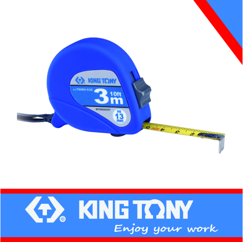 [79081-05C] Tape Measuring 5M x 19mm Blade King Tony