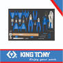 [9-90217GRV] Plier & Punch & Hammer Set 17pc King Tony