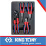 [9-40604GP] Plier Set VDE Insulated 1000V 4pc King Tony