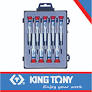 Screwdriver Precision Flat 9pc King Tony