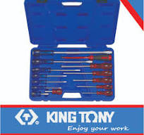 Screwdriver Set Heavy Duty 14pc King Tony