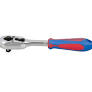 [2766-55G] Ratchet 1/4dr Rubber Grip 140mm King Tony