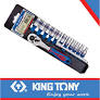 [2313MR] Ratchet 1/4dr Socket Set & Ratchet 1/4dr Extension 6pt 13pc King Tony