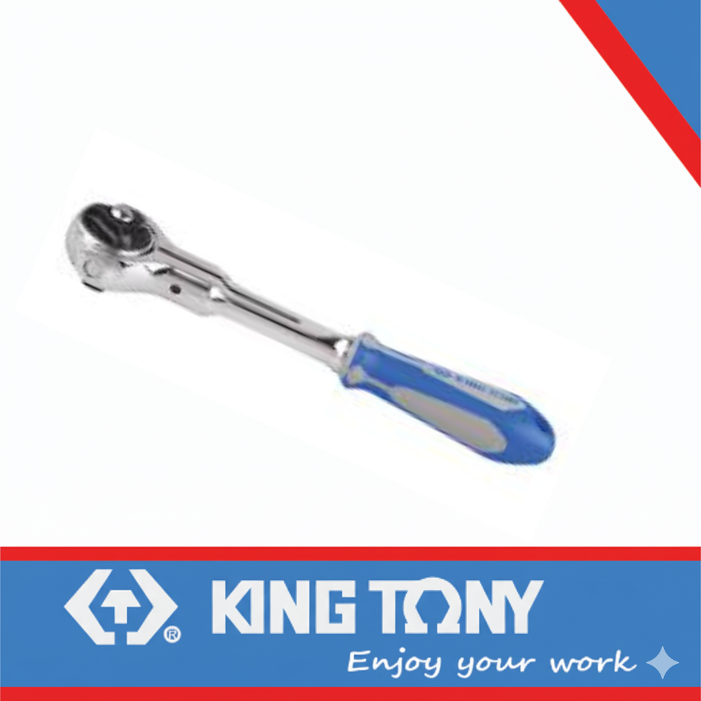 Ratchet 1/4dr Swivel Head Reversible 50mm 72 Teeth King Tony