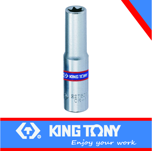 [227508M] Socket E8 Female Torx Deep 1/4dr King Tony