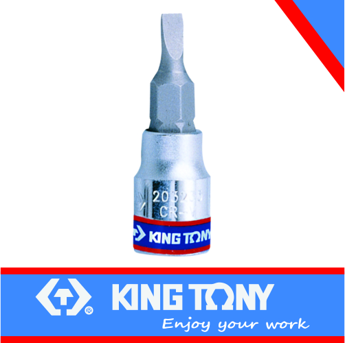 [203235] Socket 3.5 x 0.5mm Flat Bit 1/4dr King Tony