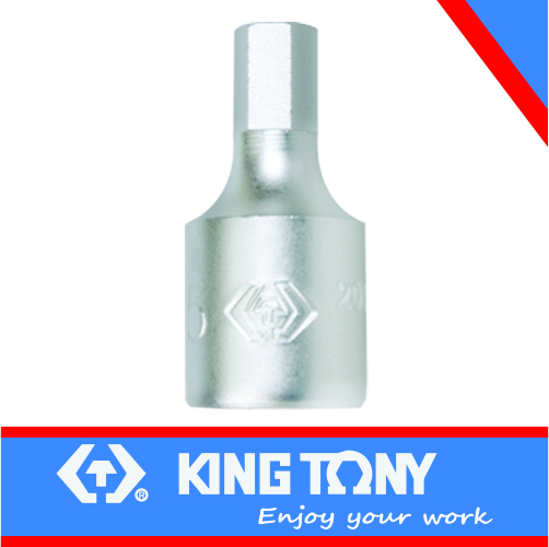 Socket H8 x 25mm Hex Bit 1/4dr King Tony