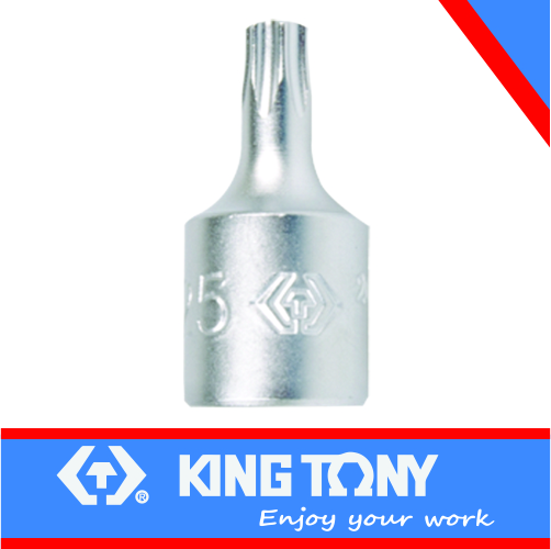 Socket T25 x 25mm Torx 1/4dr King Tony