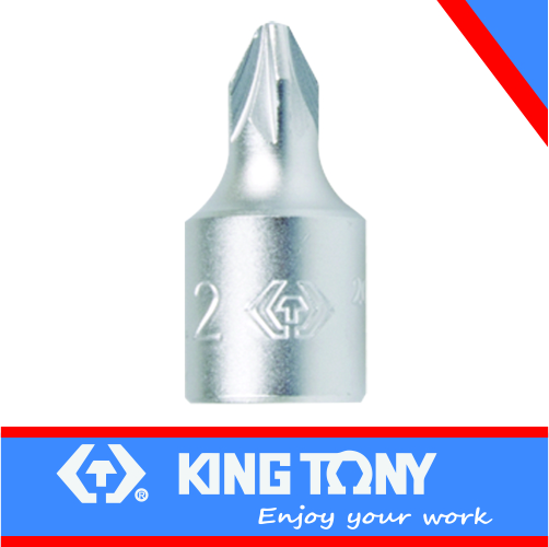 [201801X] Socket PZ1 x 25mm Pozi Bit 1/4dr King Tony