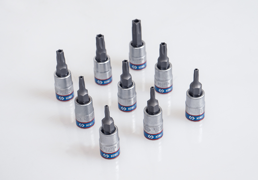 [203720] Socket T20 x 37mm Tamper Proof Torx Bit 1/4dr King Tony