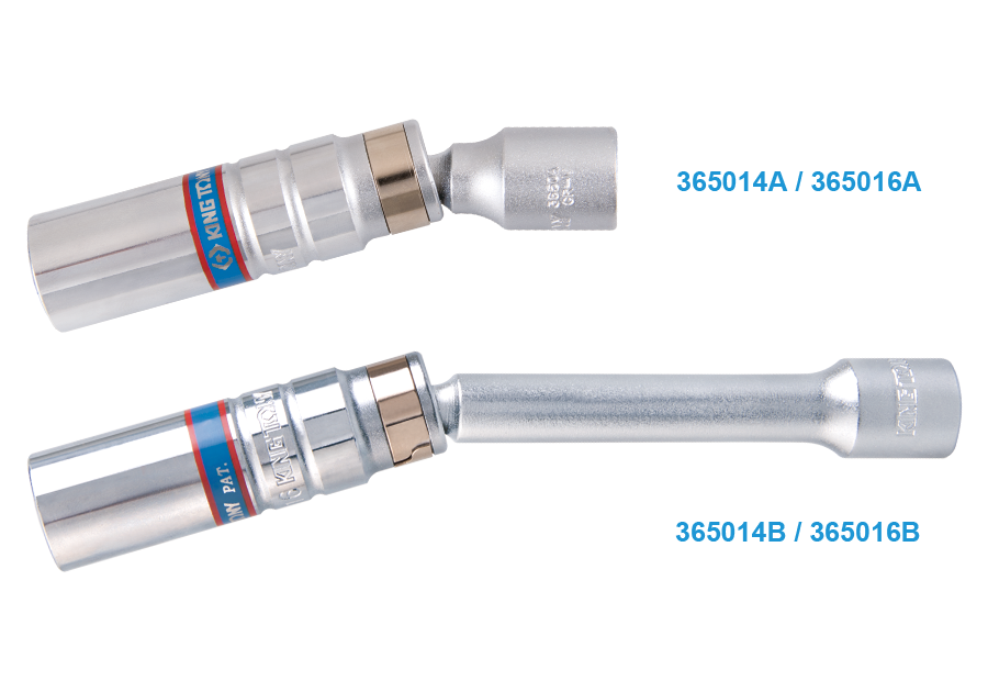[365014B] Spark Plug 14mm Socket Universal Extension 3/8dr 12pt King Tony