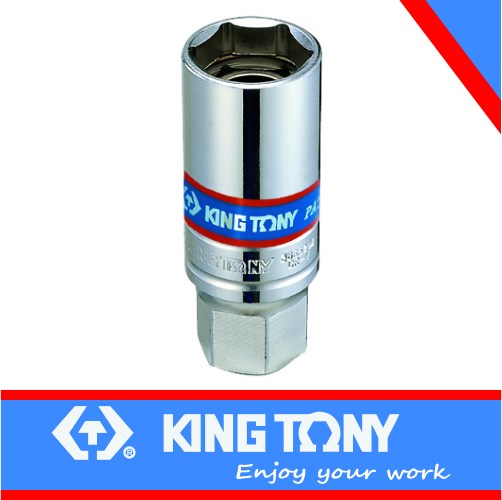 [366521M] Spark Plug 3/8dr 21mm Socket Magnetic 6pt King Tony