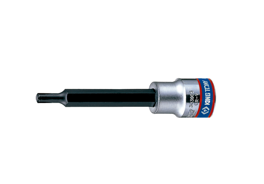 Socket 8 x 90mm Ribe Bit 3/8dr King Tony