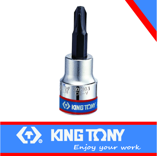 [302104] Socket PH4 x 50mm Phillips Bit 3/8dr King Tony