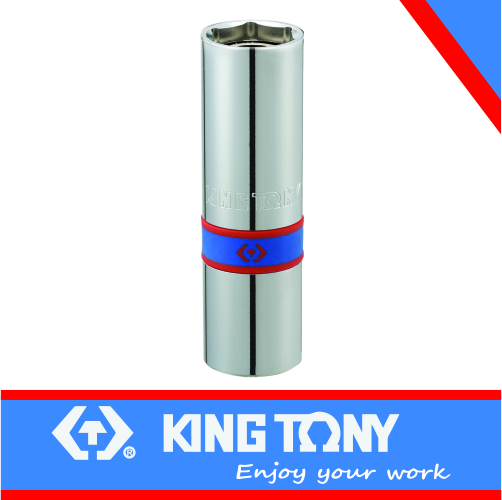 [466516M] Spark Plug 1/2dr 16mm Socket Magnetic 6pt King Tony