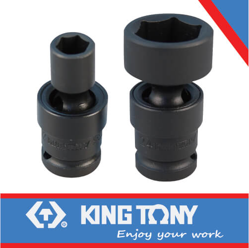 [4B5524M] Socket 24mm Universal Joint Impact 1/2dr 6pt King Tony