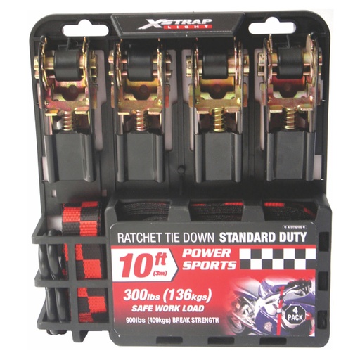 [ATDT92105] Tie Down Ratchet 4pc Pack Micro-Tec