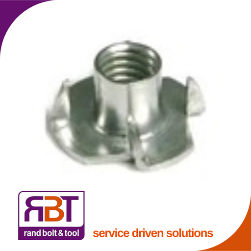 [1624Z10] Furniture Nut M10 Zinc Plated Gr.4 DIN 1624