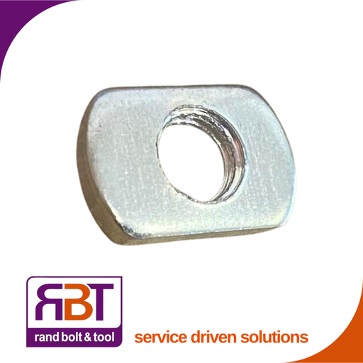 [TNUT8] T-Nut M8 x 1.25 Zinc Plated 