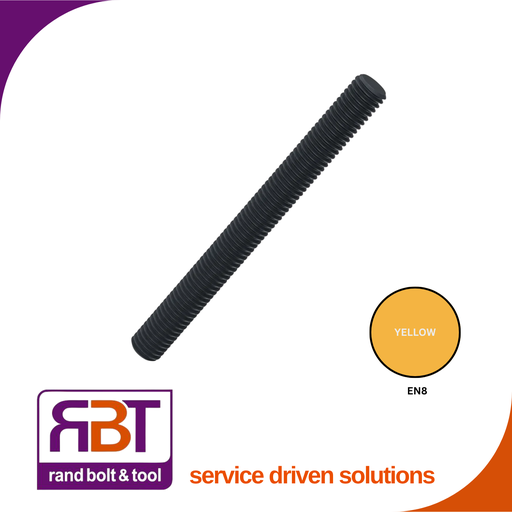 [976B6563] Threaded Rod M56 x 3m Black En.8 DIN 976