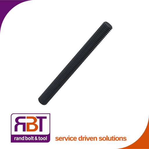 [976BNF6381] Threaded Rod 3/8 x 1m UNF Black Gr.6 DIN 976