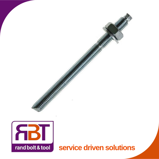 [201XZ630] Stud/Nt/Wshr M30 x 380mm Zp Gr.6