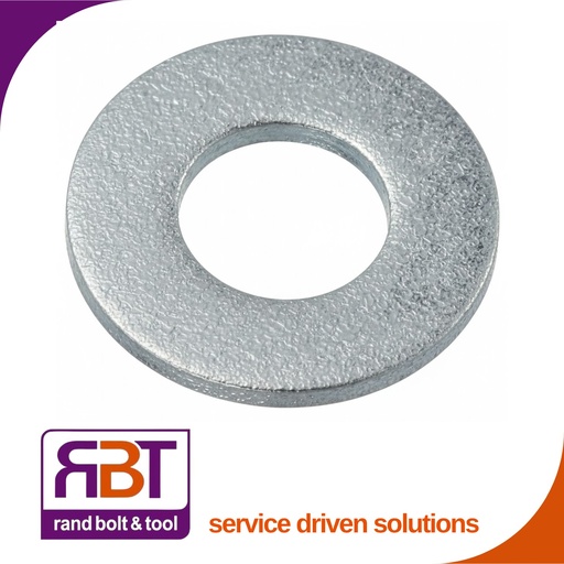 [126H410] Flat Washer M10 Hot Dip Galvanized Gr.4 Punched (11x20x2) DIN 126