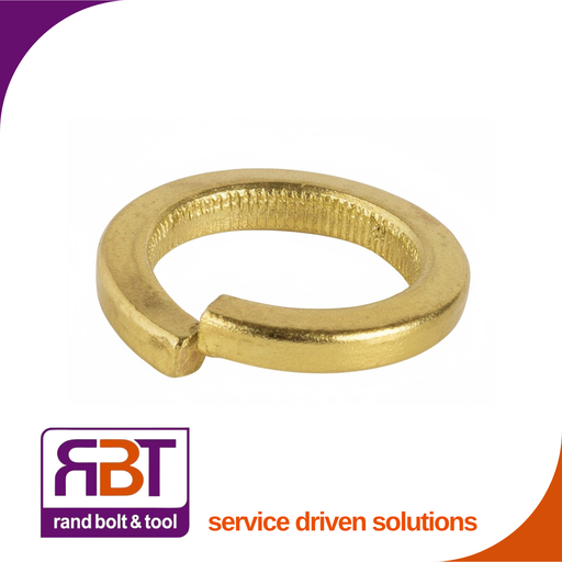 [7980Y16] Spring Washer M16 Yellow Passivated Steel Square Medium (16.6x24.4x3.5) DIN 7980