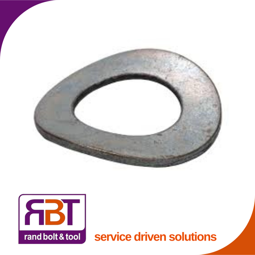 [137B10] Wavy Washer M10 Black Steel (10.5x21x1) DIN 137