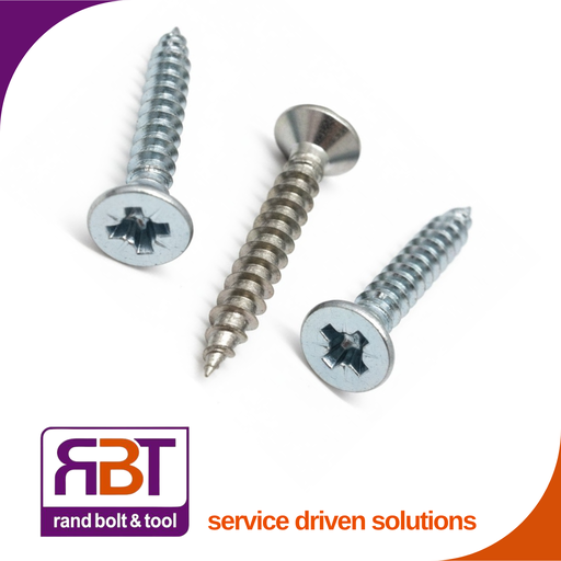 [7505A2C1070] Chipboard 10 x 70 Csk/Poz A2 Stainless Steel DIN 7505