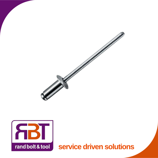 [230A6421] Pop Rivet 6.4 x 21 Alu-Stl/Mdr (13.5-16.5)