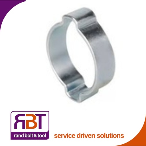 [756Z1113] Clamp 11 x 13 Zp Stl Oetiker Dbl/Ear